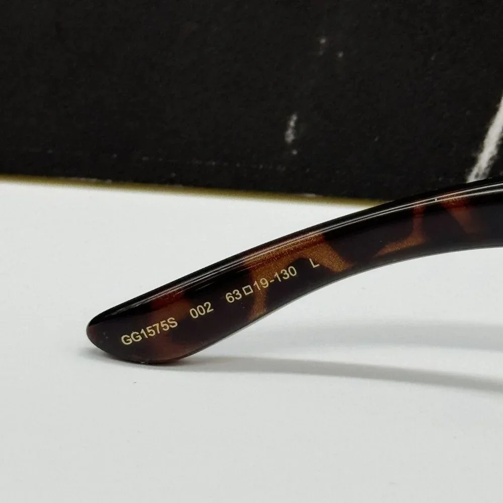NEW GUCCI HAVANA UNISEX SUNGLASSES GUCCI GG1575S 002